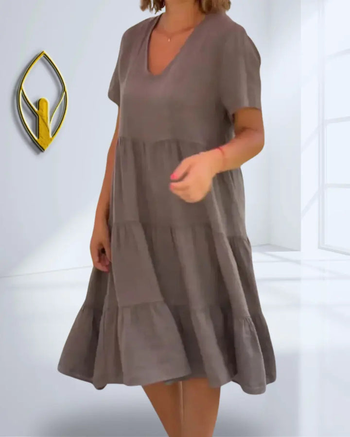 Vestido-de-Linho-Soltinho-Monocromático-Feminino